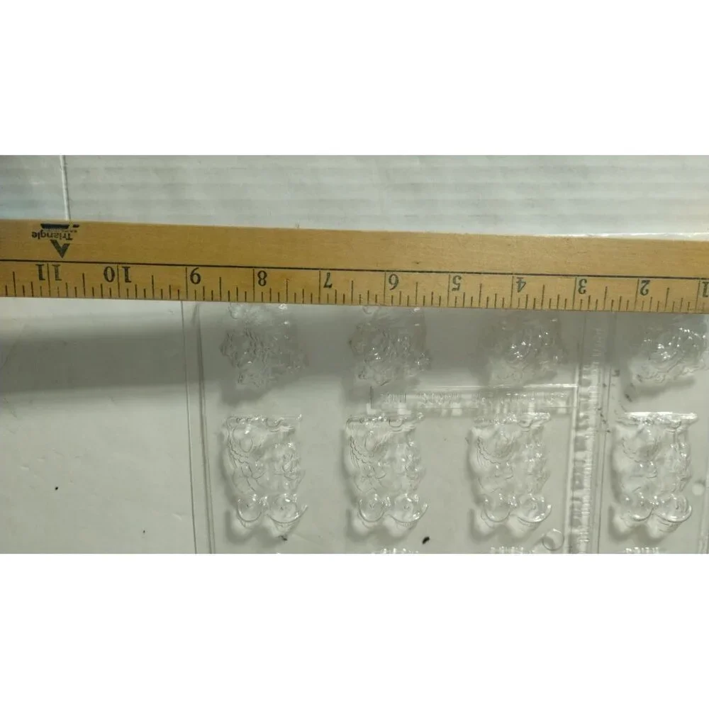 Hallmark‎ Cards Clear Plastic Thanksgiving Candy Molds Makes 12 Servings.